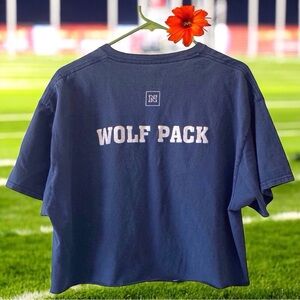 UNR Wolf Pack Crop Tee football sports tailgate back to school rush college